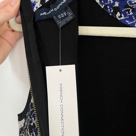NWT Knit bodycon layered mini dress || FRENCH CONNECTION || size 8 - Picture 5 of 8
